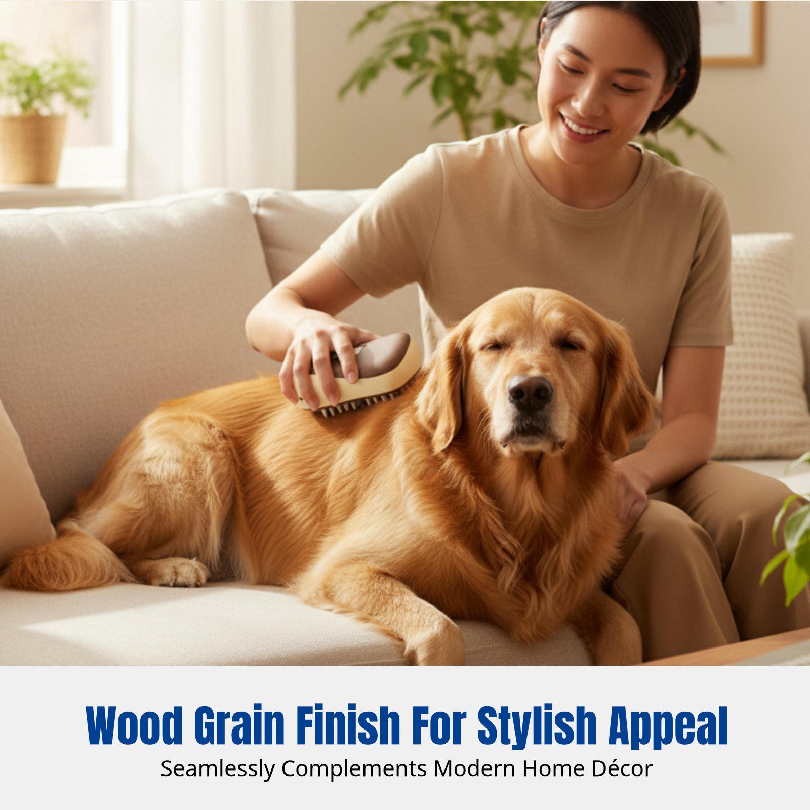 Steam Spray Pet Comb, Wooden T - đánh giá và giá Pet Hair Remover Brush