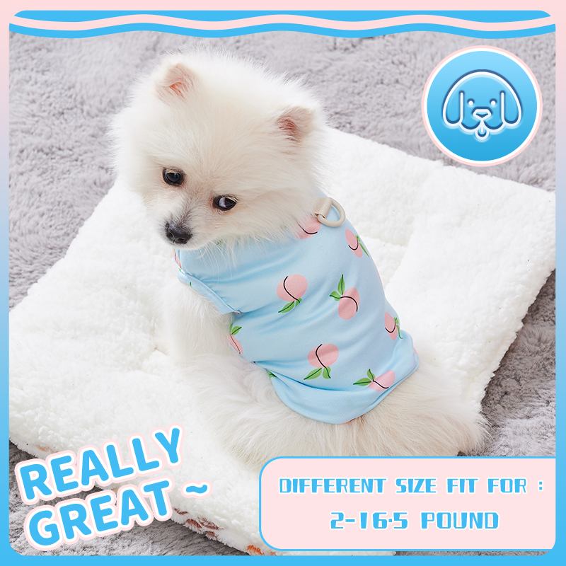 Pink Peach Pattern Vest for Pe - đánh giá và giá Pet Supplies York