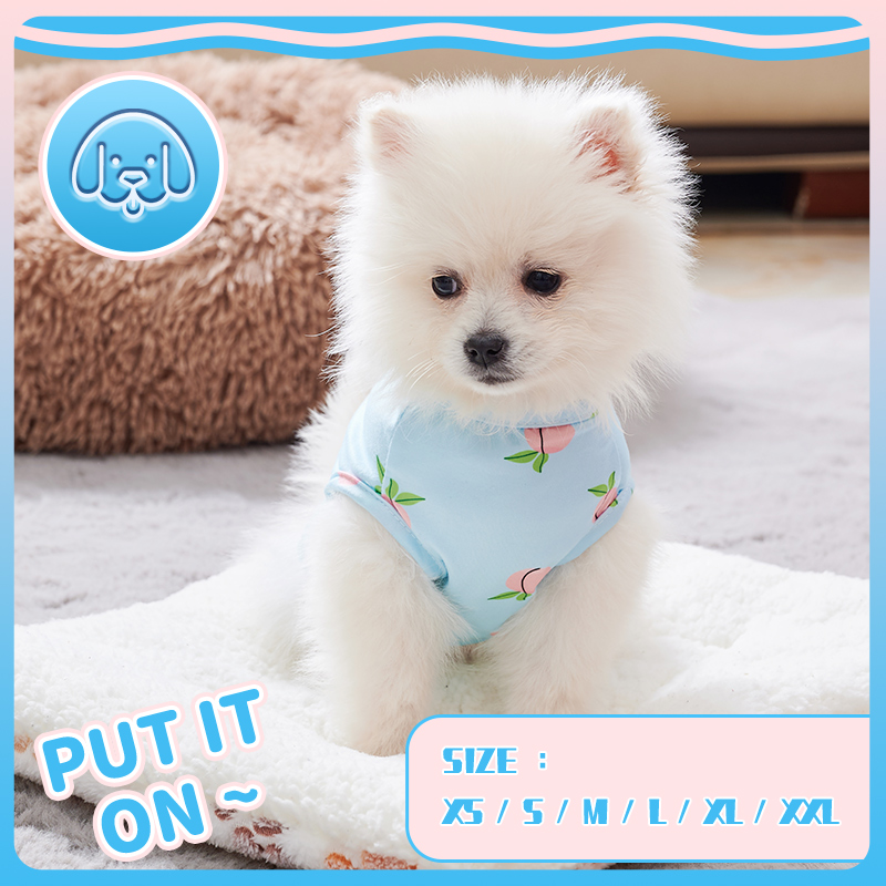Pink Peach Pattern Vest for Pe - đánh giá và giá Pet Supplies York