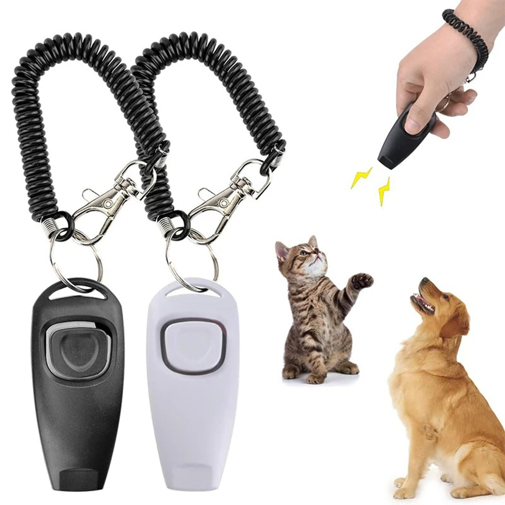 2 In 1 Pet Dog Clicker Dog Tra - đánh giá và giá Training Clicker Dog