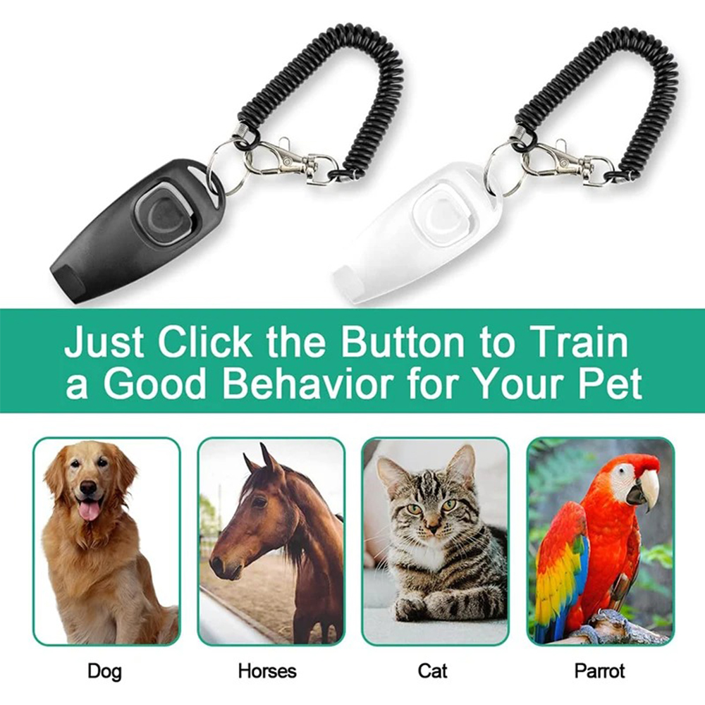 2 In 1 Pet Dog Clicker Dog Tra - đánh giá và giá Training Clicker Dog