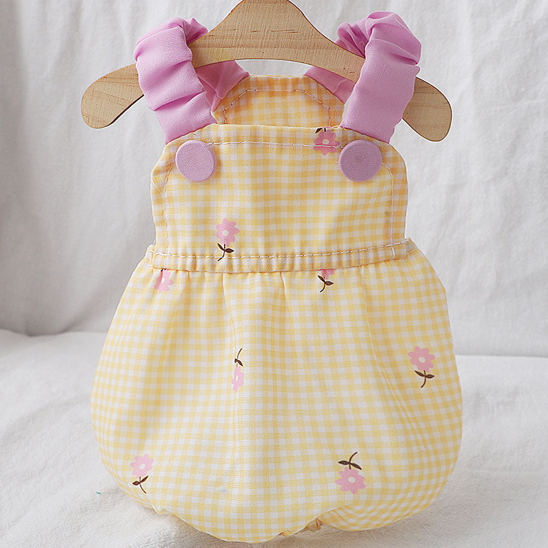 Yellow Flower Pet Dog Dress fo - đánh giá và giá Pet Supplies York